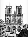 Paris 04 : Cathdrale Notre-Dame. - Ensemble ouest, btiment ancien / Gurinet, A. (collection)