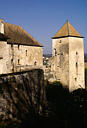 Rigney : chteau de la Roche. - Logis : faade nord-est et tour du pigeonnier / Phot. CRMH P. Blandin