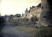 Coucy-le-Chteau : Coucy-le-Chteau, remparts au soleil couchant / Cuville, Fernand