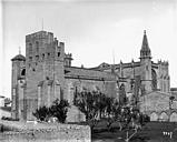 Carcassonne : Cit;Eglise Saint-Nazaire. - Remparts et glise Saint-Nazaire / Gurinet, A.